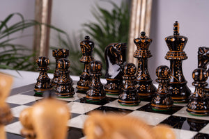 Schachspiel L’Éternel <br>aus Ebenholz