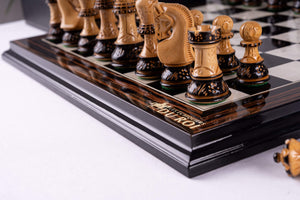 Schachspiel L’Éternel <br>aus Ebenholz
