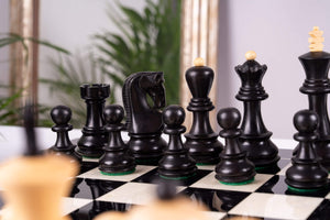 Schachspiel Virtuose <br>aus Ebenholz und Buchsbaum