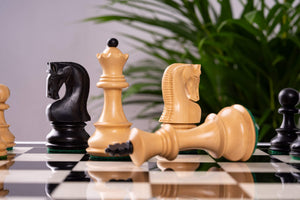 Schachspiel Virtuose <br>aus Ebenholz und Buchsbaum