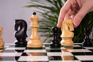 Schachspiel Virtuose <br>aus Ebenholz und Buchsbaum