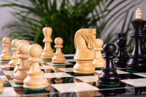 Schachspiel Virtuose <br>aus Ebenholz und Buchsbaum