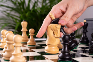 Schachspiel Virtuose <br>aus Ebenholz und Buchsbaum