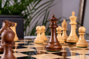 Schachspiel Lignée <br>aus Palisander und Ahorn