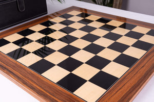 Schachspiel Lignée <br>aus Palisander und Ahorn