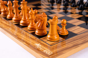 Schachspiel Essence <br>aus Olivenholz