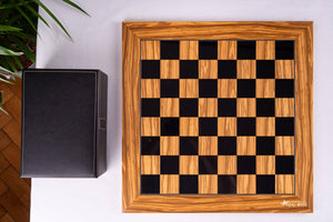 Schachspiel Duel <br>aus Olivenholz
