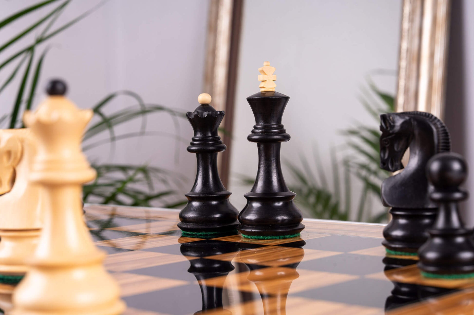 Schachspiel Racines <br>aus Olivenholz