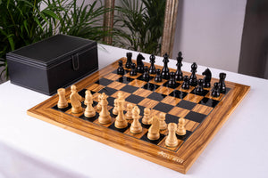 Schachspiel Duel <br>aus Olivenholz