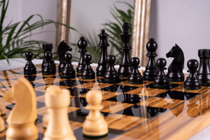 Schachspiel Duel <br>aus Olivenholz