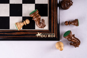 Schachspiel Couronne <br>aus Ebenholz