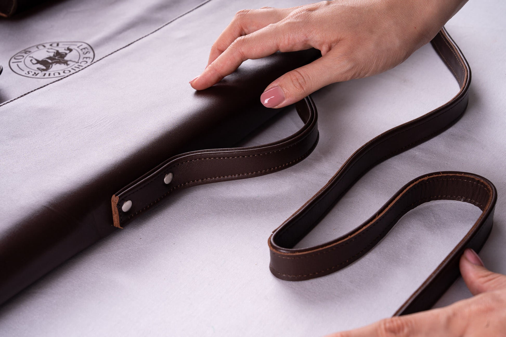 Signature-Ledertasche <br>für Schachbretter