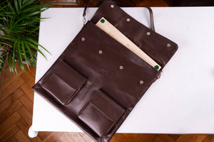 Signature-Ledertasche <br>für Schachbretter