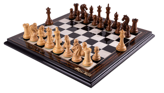 Schachspiel Couronne <br>aus Ebenholz