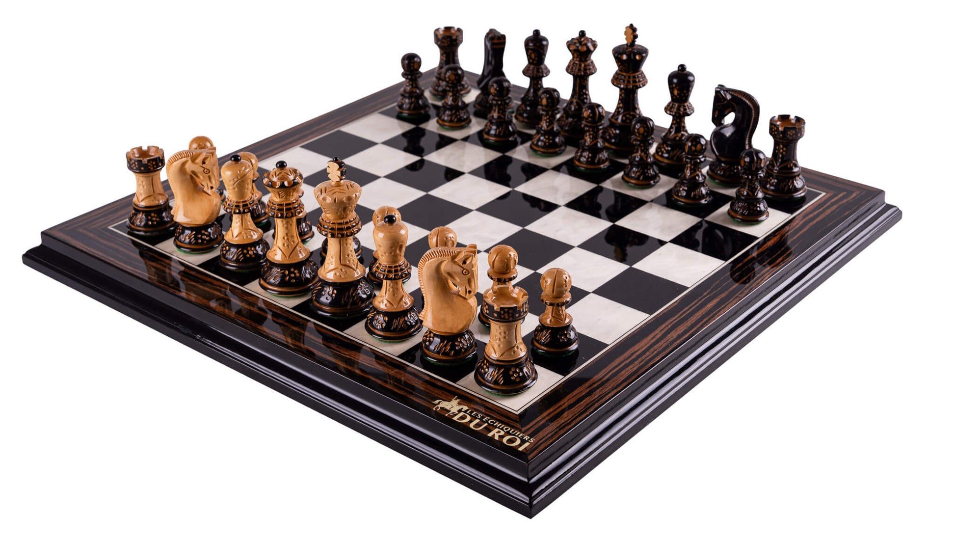 Schachspiel L’Éternel <br>aus Ebenholz