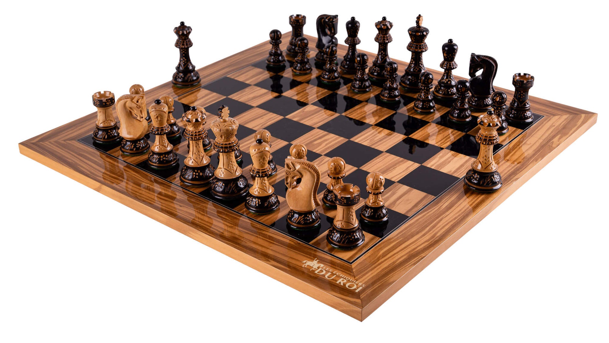 Schachspiel Œuvre <br>aus Olivenholz