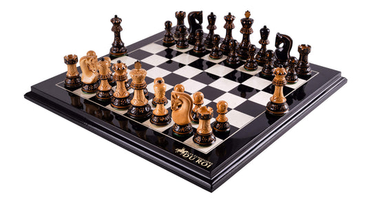 Schachspiel Pureté <br>aus Tulpenbaumholz und Ahorn