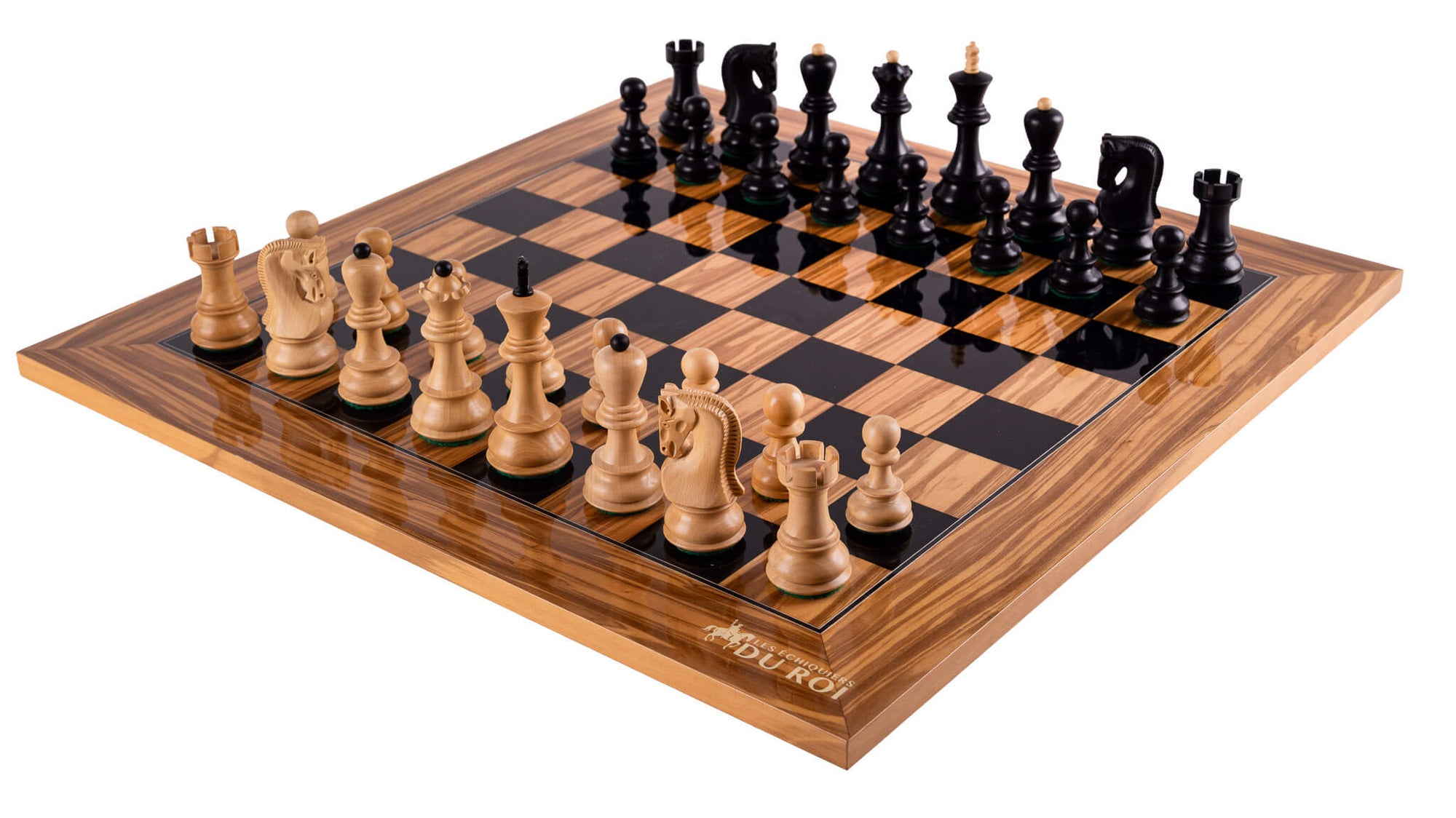 Schachspiel Racines <br>aus Olivenholz