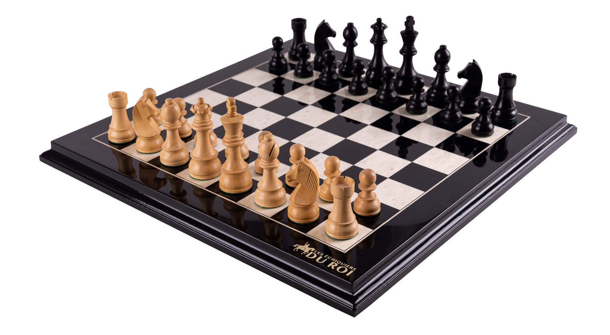 Schachspiel Absolu <br>aus Tulpenbaumholz und Ahorn