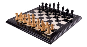 Schachspiel Absolu <br>aus Tulpenbaumholz und Ahorn