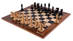 Schachspiel Parure <br>aus Palisander und Ahorn