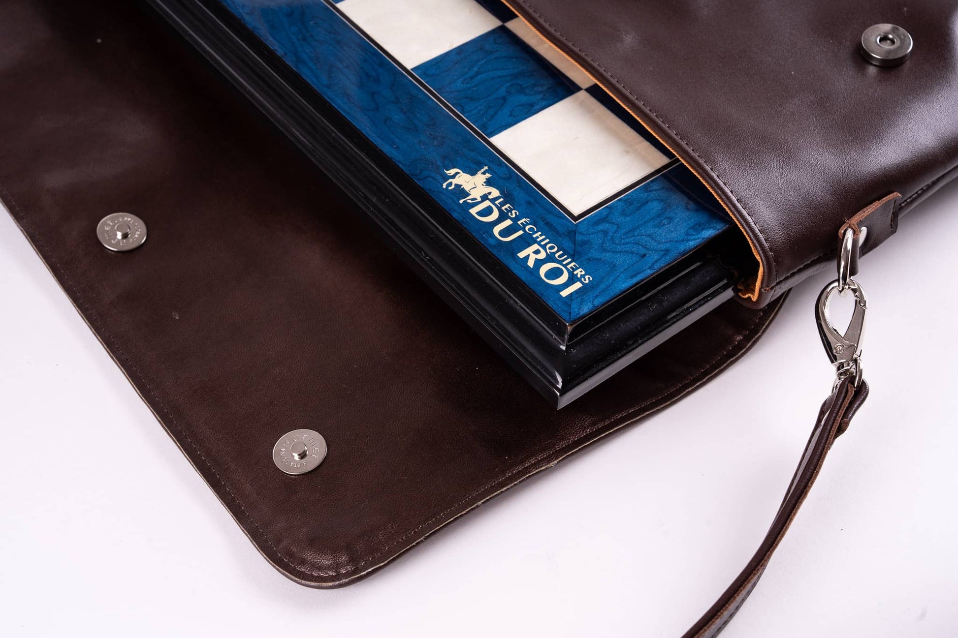 Schachspiel Bleu Impérial <br>aus Eschenmaser