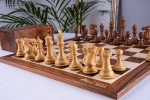 Schachspiel Einklang <br>aus Palisanderholz