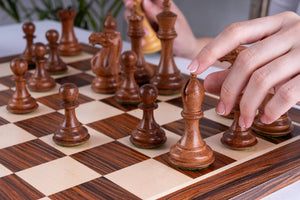 Schachspiel Einklang <br>aus Palisanderholz