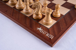Schachspiel Erbe <br>aus Mahagoniholz