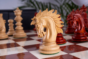 'Renaissance' Schachset Gefertigt <br>aus Esche und Rosenholz