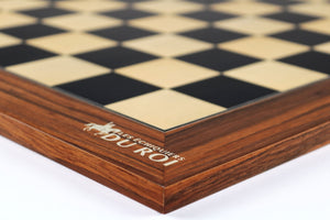 Schachbrettplatte <br>aus Pappel- und Sycomore-Holz