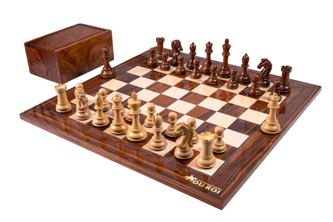 Schachspiel Équilibre <br>aus Palisander und Sheesham