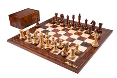Schachspiel Équilibre <br>aus Palisander und Sheesham