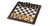 Schachspiel Grace <br>aus Einlegearbeiten (Ebenholz)