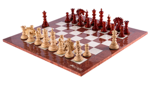 'Renaissance' Schachset Gefertigt <br>aus Esche und Rosenholz