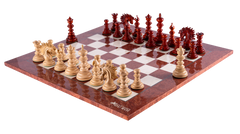 Renaissance Schachset Gefertigt <br>aus Esche und Rosenholz
