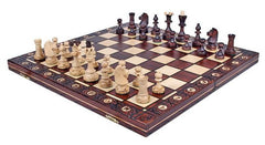 Schachspiel aus Bergahorn-Holz <br>Handarbeit