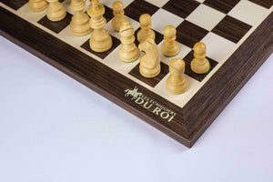 Schachspiel Noblesse <br>aus Ebenholz und Ahornholz