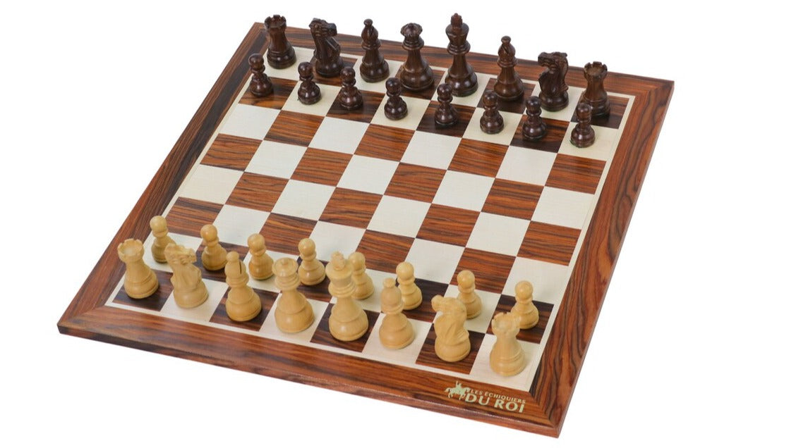 Club-Schachspiel <br>aus Palisanderholz