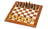 Nordisches Schachspiel <br>aus Mahagoni-Holz