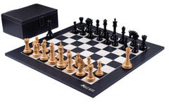 Episch Schachset aus <br>Ebenholz und Ahorn