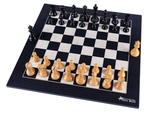 Bonaparte Schachset Gefertigt <br>aus Ahorn und Ebenholz