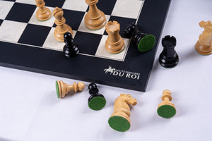 Bonaparte Schachset Gefertigt <br>aus Ahorn und Ebenholz