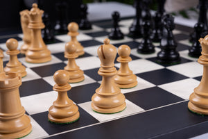 Bonaparte Schachset Gefertigt <br>aus Ahorn und Ebenholz