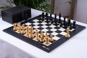 Bonaparte Schachset Gefertigt <br>aus Ahorn und Ebenholz