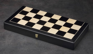 Modernes Schachspiel <br>Schwarz & Ahorn