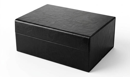 Schachbox aus <br>Kunstleder