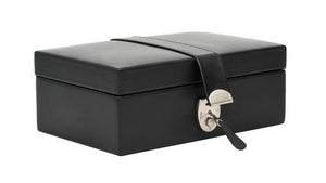 Box für Luxusschachfiguren aus Stoff