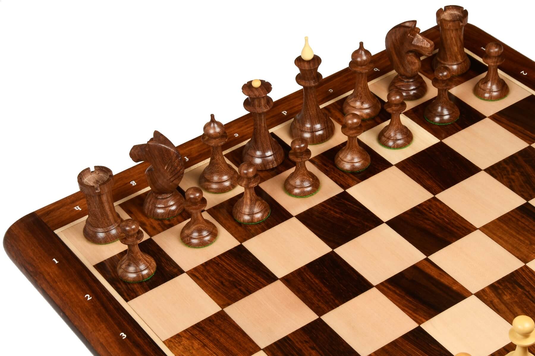 Russian Schachfiguren Design edelholz