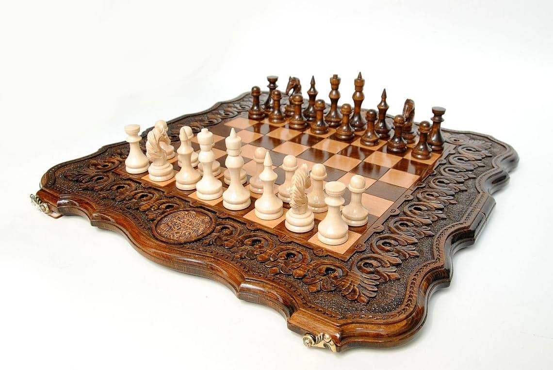 Orientalisches Schachspiel holz